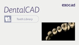 Module Tooth library Exocad DentalCAD