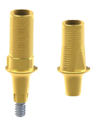 Embase en titane Ti-Base anti-rotationnelle compatible Dentsply® Ankylos® / Série IB IPD