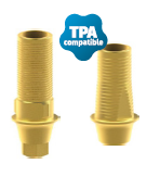 Embase en titane Ti-Base anti-rotationnelle compatible Biomet 3i® / Osseotite® External Hex® Série BA IPD