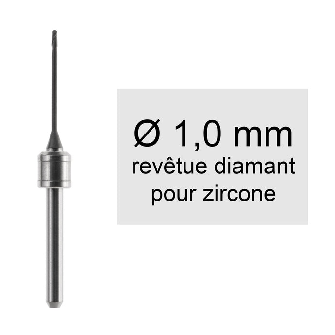 rotatif 1.0 mm amann girrbach machine ceramill motion mikro zircone revetue diamant
